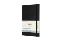 Moleskine 2022 18-Month Monthly Large Hardcover Notebook: Black