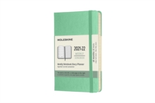 Image for Moleskine 2022 18-Month Weekly Pocket Hardcover Notebook : Ice Green