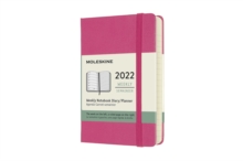 Moleskine 2022 12-Month Weekly Pocket Hardcover Notebook: Bougainvillea Pink