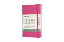 Moleskine 2022 18-Month Weekly Pocket Hardcover Notebook: Bougainvillea Pink