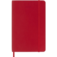 Moleskine 2024 12-Month Daily Pocket Softcover Notebook: Scarlet Red