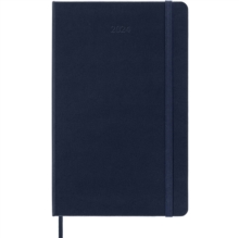 Moleskine 2024 12-Month Weekly Large Hardcover Notebook: Sapphire Blue