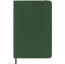 Moleskine 2024 12-Month Daily Pocket Softcover Notebook: Myrtle Green