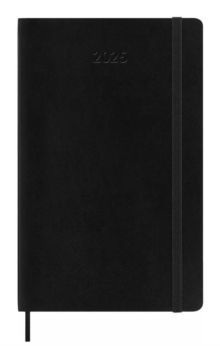 Moleskine 2025 12-Month Weekly Large Softcover Notebook: Black