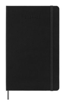 Moleskine 2025 18-Month Daily Large Hardcover Notebook: Black