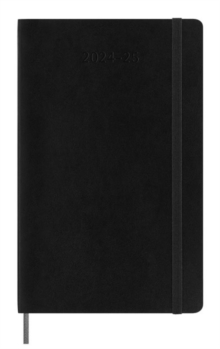Moleskine 2025 18-Month Daily Large Softcover Notebook: Black