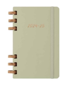 Moleskine 2025 12-Month Large Hardcover Academic Spiral Planner: Kiwi