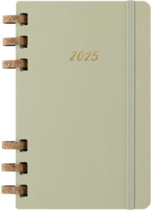 Moleskine 2025 12-Month Large Hardcover Spiral Planner: Kiwi