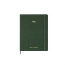 Image for Moleskine 2026 13-Month Essential XXL Weekly Vertical Planner: Myrtle Green