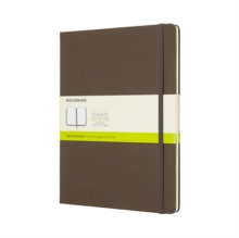 Image for Moleskine Earth Brown Notebook Extra Large Plain Hard