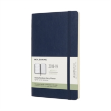 Image for 2019 Moleskine Notebook Sapphire Blue Large Weekly 18-month Diary Soft (July 2018 to December 2019)