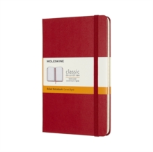 Moleskine Medium Ruled Hardcover Notebook: Scarlet