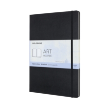 Moleskine Art A4 Watercolour Notebook: Black