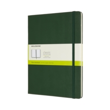 Moleskine Extra Large Plain Hardcover Notebook: Myrtle Green