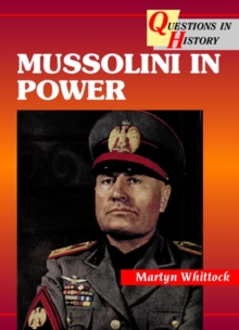 Image for Mussolini in power