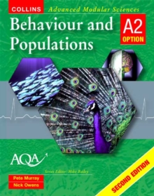 Image for Behaviour and populations, A2 option