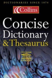 Image for Collins Concise Dictionary and Thesaurus