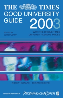 Image for The Times Good University Guide 2003