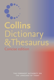 Collins Concise Dictionary and Thesaurus