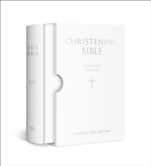 HOLY BIBLE: King James Version (KJV) White Compact Christening Edition