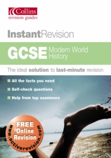 Image for GCSE modern world history  : the ideal solution to last-minute revision