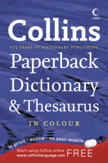 Image for Collins Paperback Dictionary and Thesaurus