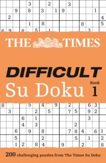 The Times Difficult Su Doku Book 1: 200 Challenging Puzzles from the Times