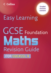 Image for GCSE foundation maths  : revision guide for Edexcel A