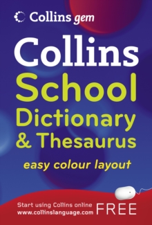 Image for Collins school dictionary & thesaurus