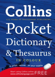 Image for Collins pocket dictionary & thesaurus