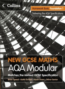 Image for AQA modular  : matches the 2010 GCSE specification: Homework book, Foundation 1