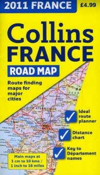 2011 Collins Map of France