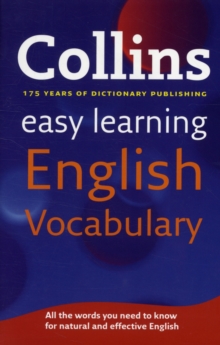 Image for Collins easy learning English vocabulary
