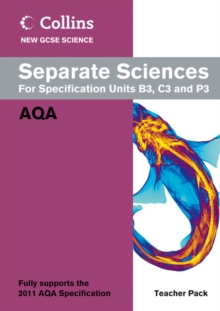 Image for Separate sciences  : for specification units B3, C3 and P3AQA