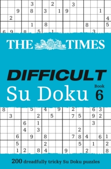 The Times Difficult Su Doku Book 6: 200 Challenging Puzzles from the Times