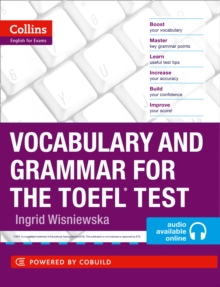 Image for Vocabulary and grammar for the TOEFL test