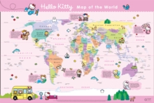 Image for Hello Kitty Children's World Wall Map