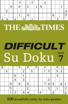 The Times Difficult Su Doku Book 7: 200 Challenging Puzzles from the Times