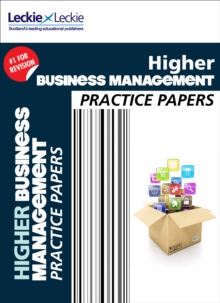 Image for Higher business management practice papers for SQA exams