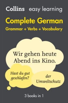Image for Easy learning complete German grammar, verbs and vocabulary