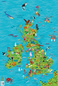 Image for Children’s Wall Map of the United Kingdom and Ireland : Ideal Way for Kids to Improve Their Uk Knowledge