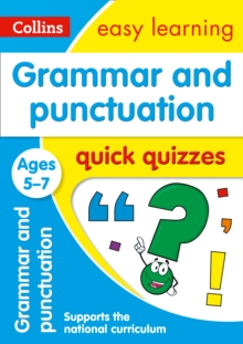 Image for Grammar & punctuation quick quizzesAges 5-7