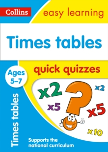 Image for Times tables quick quizzesAges 5-7