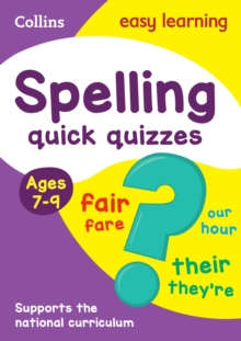 Image for Spelling quick quizzes: Ages 7-9