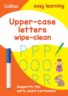 Image for Upper Case Letters Age 3-5 Wipe Clean Activity Book : Ideal for Home Learning