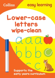 Image for Lower Case Letters Age 3-5 Wipe Clean Activity Book : Ideal for Home Learning