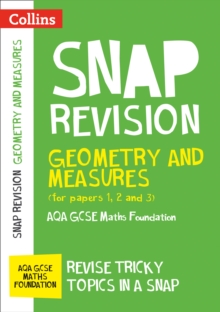 Image for AQA GCSE 9-1 Maths Foundation Geometry and Measures (Papers 1, 2 & 3) Revision Guide