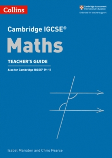Image for Cambridge IGCSE maths: Teacher's guide