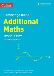 Image for Cambridge IGCSE additional mathsStudent's book
