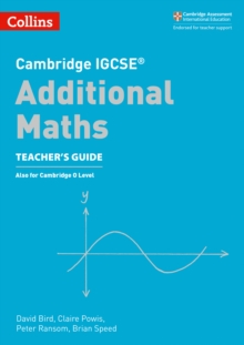 Image for Cambridge IGCSE  additional maths: Teacher's guide